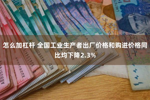 怎么加杠杆 全国工业生产者出厂价格和购进价格同比均下降2.3%